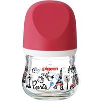 Pigeon 贝亲 臻宝系列 00425CH 玻璃奶瓶 80ml 巴黎 0月+