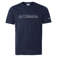 Columbia 哥伦比亚 男子运动T恤 AE9942-465 藏蓝色 M
