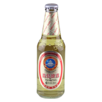 TSINGTAO 青岛啤酒 青岛啤酒博物馆经典小白金啤酒 296ml*24瓶整箱