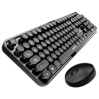 MOFii 摩天手 sweet 无线键鼠套装 黑色