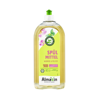 AlmaWin 德国有机进口洗洁精1L超浓缩玫瑰香亲肤不伤手