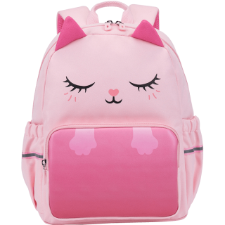 卡拉羊 幼儿园小中大班防泼水 可爱猫丨水粉卡通书包