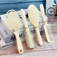 夕纪气垫梳气囊梳卷发梳女士长发圆筒梳子女家用按摩梳排骨梳滚梳 气垫梳+卷筒梳+蓬松梳+直平梳 无规格