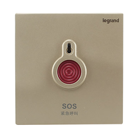 罗格朗 开关插座面板仕典米兰金家用86型五孔带USB墙壁电源暗装多孔插座 呼叫开关