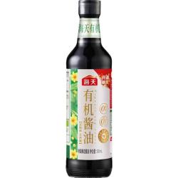 海天 有机系列酱油蚝油鲜露 有机酱油500mL