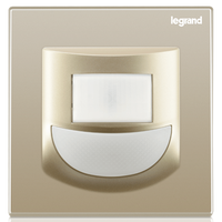 罗格朗 开关插座面板仕典米兰金家用86型五孔带USB墙壁电源暗装多孔插座 带感应壁脚指示灯