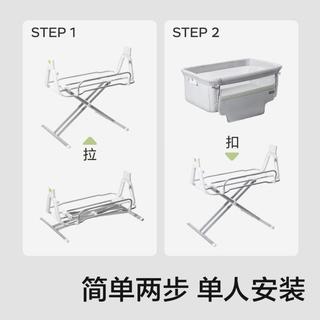  babycare 免工具安装 婴儿床 尿布台