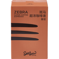 SeeSaw 斑马超浓咖啡液浓缩冷萃液33ml*6条美式搭配牛奶咖啡