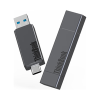 Lenovo 联想 TB30 USB3.1 U盘 枪色 256GB Type-C/USB-A
