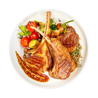 如意三宝内蒙羔羊法式羊排地中海香草风味 轻腌羊肋排露营烧烤食材生鲜 地中海香草风味法排600g/盒