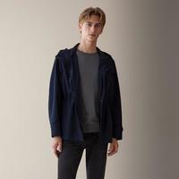 雅戈尔 秋冬男士休闲连帽时尚户外百搭短风衣经典外套集团旗下HANP