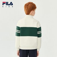 FILA KIDS斐乐童装男大童卫衣2025冬季儿童抗菌保暖运动上衣