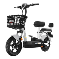 宝岛新国标电动车自行车大容量超威铅酸可上牌电瓶车代步助力长续航家庭代步首选男女通用大容量续航 源彩绿-48V12AH铅酸-续航45公里 遥控解锁