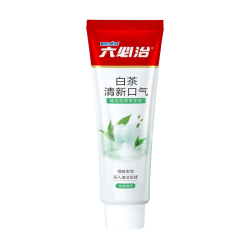 六必治 去黄去牙渍 白茶薄荷清新牙膏  清新口气 120g