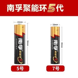 南孚 碱性电池 聚能环5代 5号电池8粒