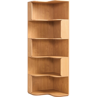 LINSY 林氏家居 KN6X-A 现代转角书柜 原木色 59*59*180cm