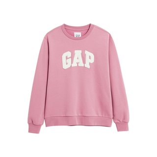 盖璞 Gap女装春季款LOGO碳素软磨抓绒卫衣宽松美式上衣634638