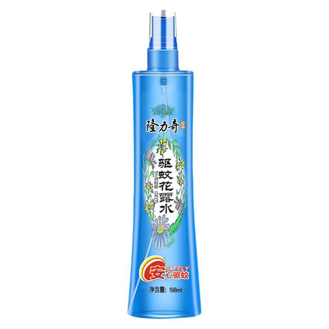 隆力奇 驱蚊花露水198ml*2瓶 户外驱蚊防叮咬清凉爽肤喷雾