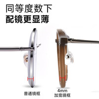 essilor/依视路 防蓝光 近视眼镜+眼镜框+防蓝光钻晶A4 1.60依视路非球面镜片 TR-全框-01247 冷茶色 C5