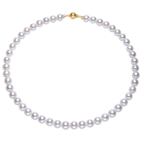 meluxe美奈 akoya海水珍珠项链圆形串珠全珠链 新年 【精品】5-5.5mm 5-5.5mm