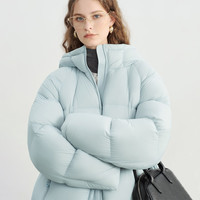 自巧巧绒Light Warm小个子高充绒泡芙羽绒服女2025冬装保暖外套 炭灰色中长款 M (尺码:4) 拍前请确认尺码