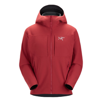 始祖鸟(ARC'TERYX)男子软壳夹克 GAMMA MX HOODY 防水弹力防风保暖软壳连帽夹克外套 Sequoia/红杉褐 M
