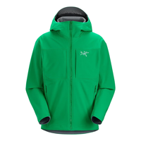 始祖鸟（ARC'TERYX）男子软壳夹克 GAMMA MX HOODY 防水弹力防风保暖软壳连帽夹克外套 Forage/复古绿 XS