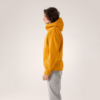始祖鸟（ARC'TERYX）男子软壳夹克 GAMMA MX HOODY 防水弹力防风保暖软壳连帽夹克外套 Edziza/橙黄色 XXL