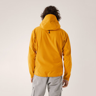 始祖鸟（ARC'TERYX）男子软壳夹克 GAMMA MX HOODY 防水弹力防风保暖软壳连帽夹克外套 Edziza/橙黄色 XXL