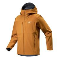 始祖鸟(ARC'TERYX)男子软壳夹克 GAMMA MX HOODY 防水弹力防风保暖软壳连帽夹克外套 Yukon/育空黄 L