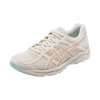 ASICS 亚瑟士 女鞋缓震回弹跑鞋透气运动鞋舒适网面跑步鞋 GEL-CONTEND 4 米色/藕粉 38