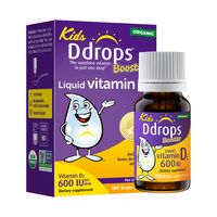 Ddrops 滴卓思 婴幼儿童营养维生素D3 滴剂vd3 1岁-18岁 2.8ml 600IU 