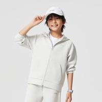 李宁 LI-NING 儿童卫衣男女小大童开衫长袖外套连帽春秋童装