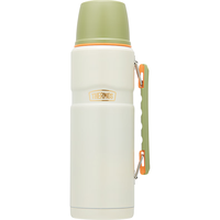 膳魔师（THERMOS）保温壶1200ml大容量316钢男女士家用旅行热水壶TSK2-1200S CRW 山野绿