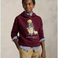 Boys 8-20 Polo Bear Cotton Hooded Tee