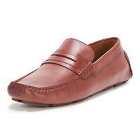 Allen Edmonds 男士皮质乐福鞋 一脚蹬休闲驾驶鞋 式 辣椒皮革 8.5 US