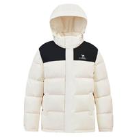 CAMEL骆驼羽绒服女2024冬季热反射升温保暖加厚连帽面包服短款外套