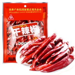 川珍 干辣椒100g袋装 香辛料红辣椒干货小米椒四川火锅调料底料香辛料