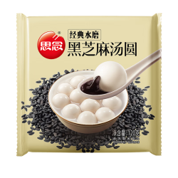 思念 柿柿如意 黑芝麻汤圆200g*2袋