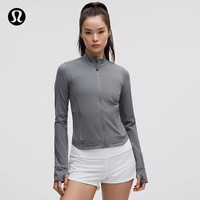 lululemon丨Lightweight 女士轻盈版跑步夹克 芯吸 防晒 LW3FFDS 太阳灰 3XL /16