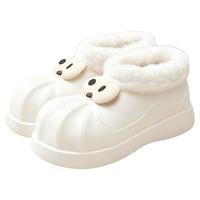 稻草人雪地靴女款冬季棉拖鞋加绒保暖厚底防滑不臭脚棉鞋外穿