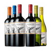 蒙特斯红酒葡萄酒干红赤霞珠梅洛经典智利原瓶店