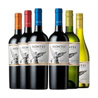 蒙特斯红酒葡萄酒干红赤霞珠梅洛经典智利原瓶店