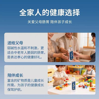 潇湘店麻洋长寿活力水346ml*12瓶饮用水非矿泉水小瓶整箱 天然水346ml*12瓶