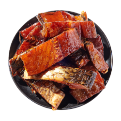 鄂峰 腊鱼咸鱼 草鱼块腊鱼 湖南土特产 腊鱼块腌鱼柴火烟熏腊鱼青鱼干 烟熏草鱼块2斤