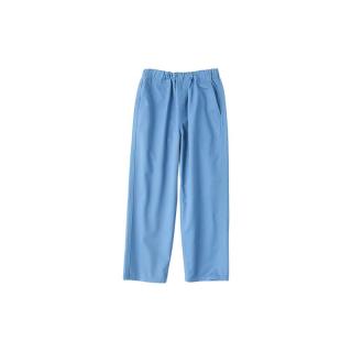 無印良品 MUJI 大童 丝光斜纹 宽松裤 裤子 休闲裤 儿童童装  CB1HEA4S 萨克森蓝