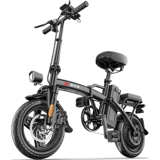 新大洲 新国标代驾折叠电动车超长续航 锂电池电瓶助力自行单车轻便迷你小型男女士代步 6A