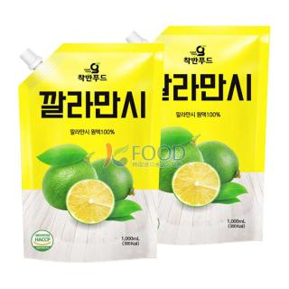 韩国卡曼橘原液VC维C非浓缩汁原浆果汁冲泡饮品饮料粉小袋 卡曼橘原液1L*2袋.