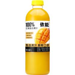 依能 芒果复合果汁红葡萄汁复合果汁饮料1L*2/6大瓶装饮料送礼 芒果果汁1瓶+红葡萄果汁1瓶