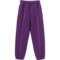 ELLE KIDS 冬季女童加厚束脚长裤儿童中大童保暖运动裤校服卫裤